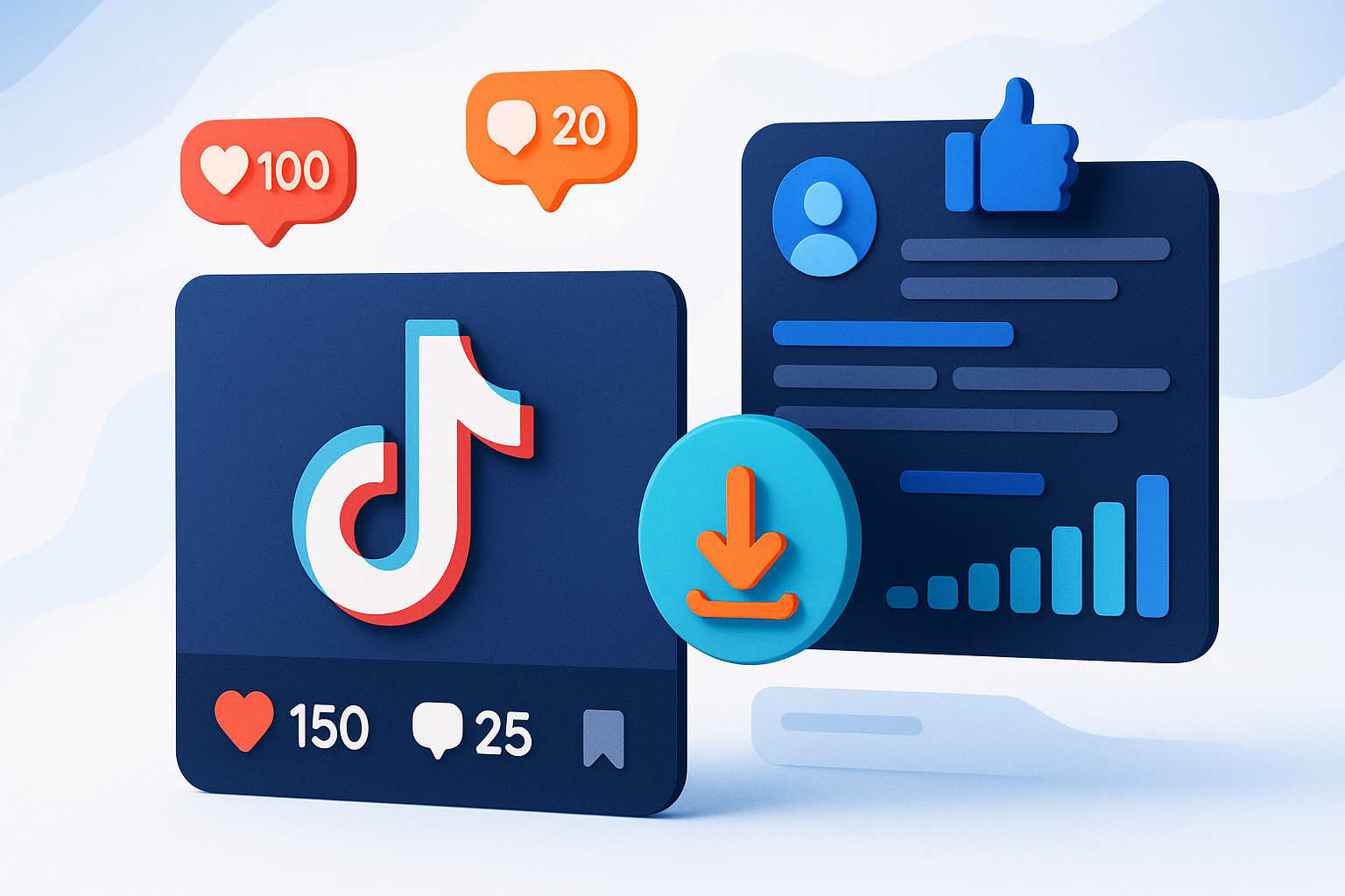Passo a passo para usar um Tiktok downloader