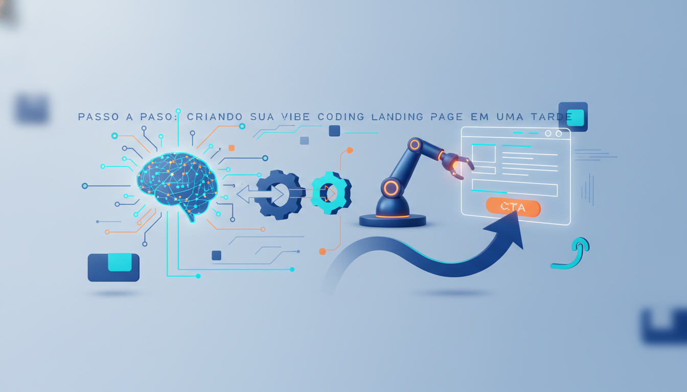 Passo a passo: criando sua vibe coding landing page em uma tarde