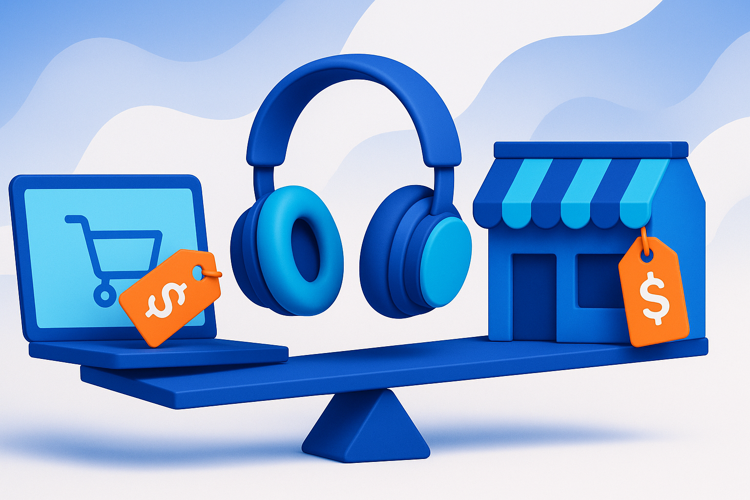 Comparando preços: online vs local