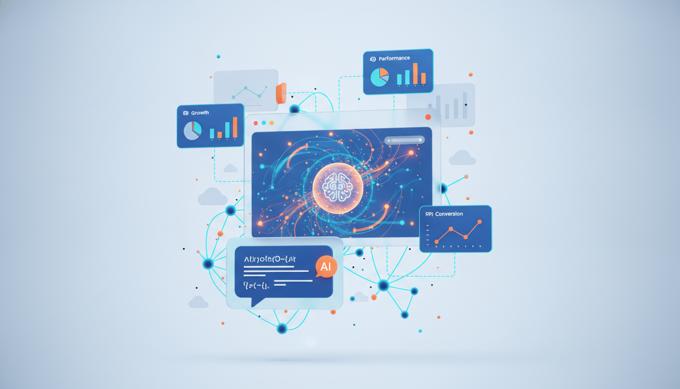 Como a IA generativa otimiza a criação de relatórios de marketing?