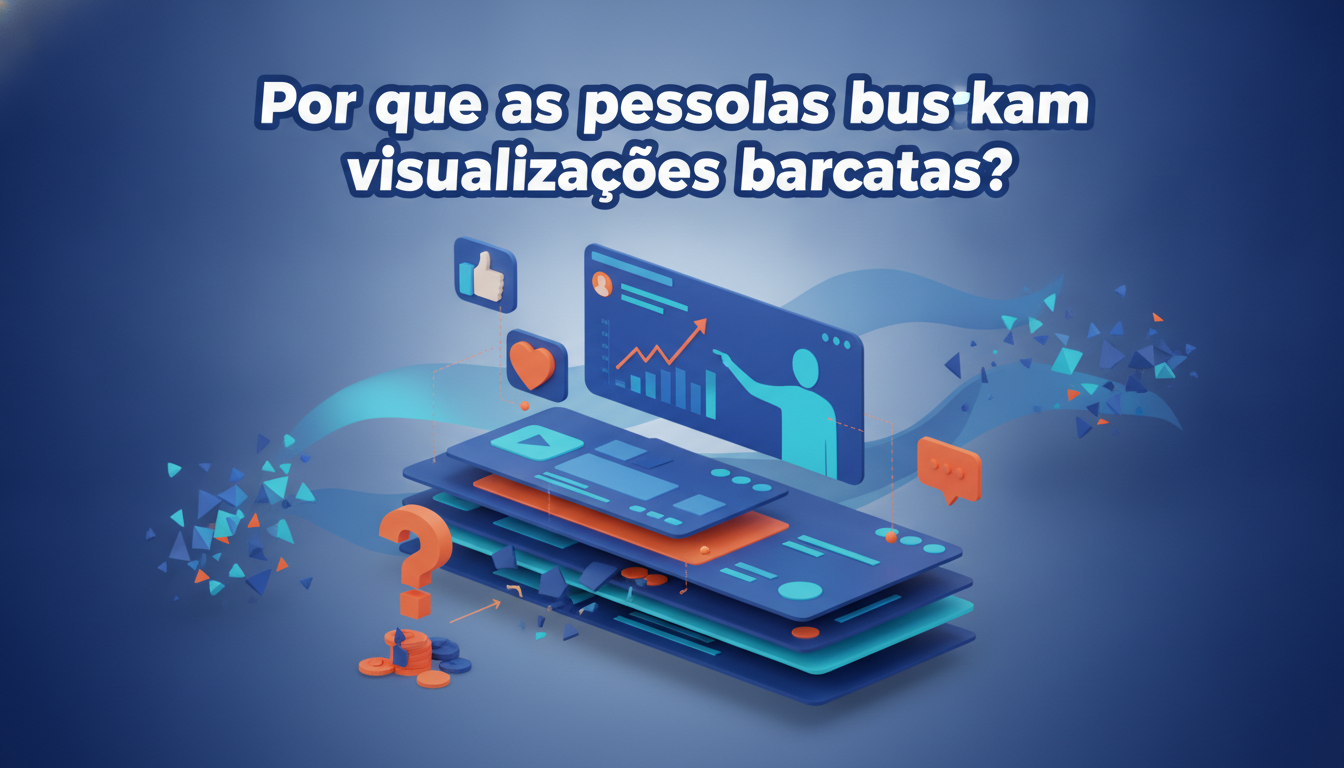 Por que as pessoas buscam visualizações baratas?
