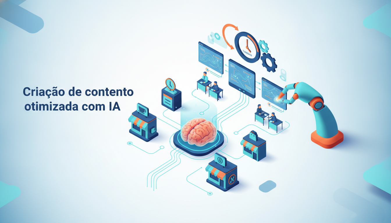 Criação de conteúdo otimizada com IA