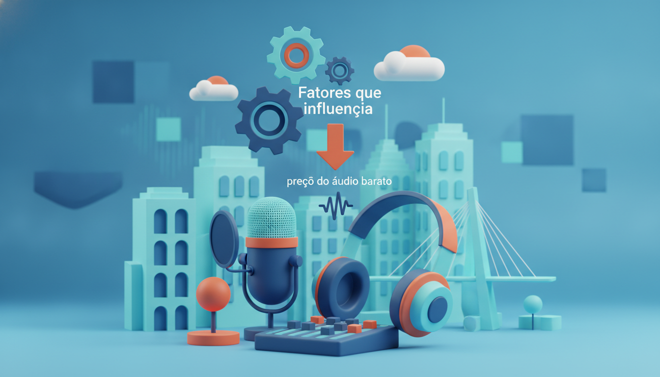 Fatores que influenciam o preco do audio em Sao Paulo