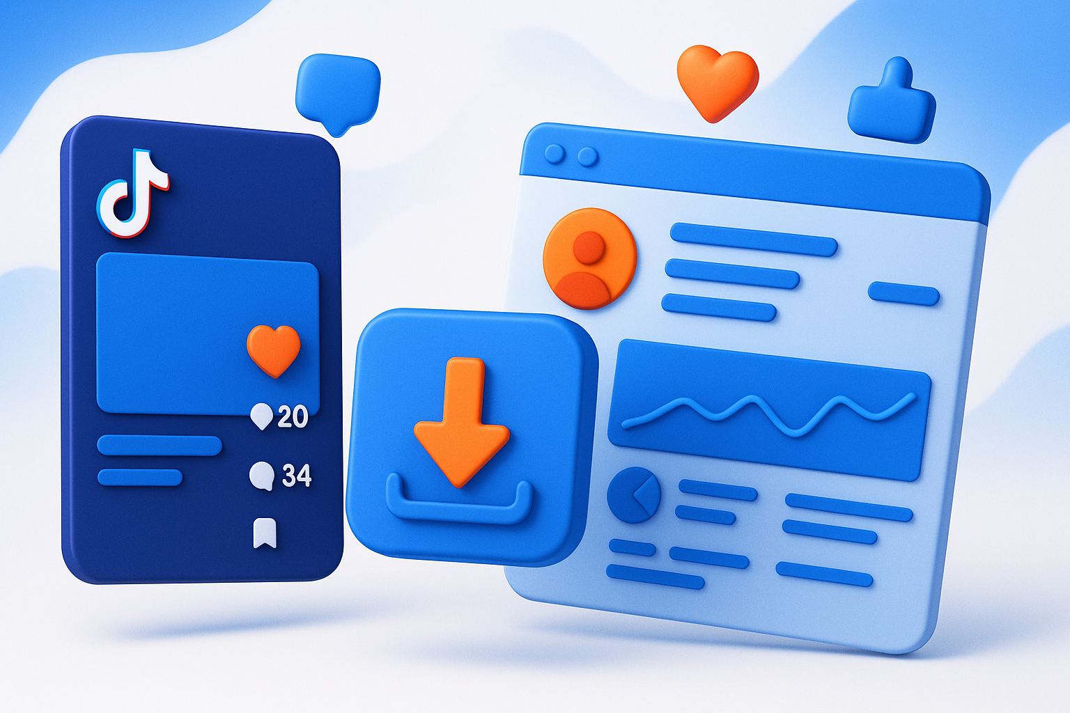 Ferramentas online para download de videos do TikTok